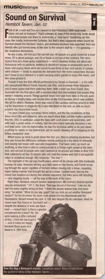 SF Bay Guardian clipping